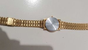 Sonata Gold Tone Watch