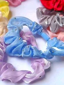 Cute Hair Tie Scrunchies Pack Of 12