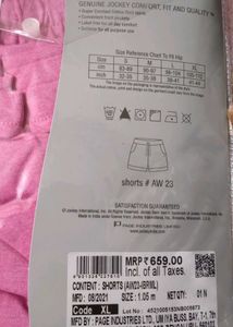 Diwali  Sale Brand New Jockey Short