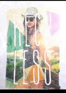 🔥SALE🔥Only Brand White Printed T Shirt L Size