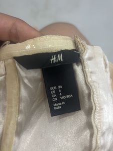 H&amp;M Sparkling Embellished Strapless Dress
