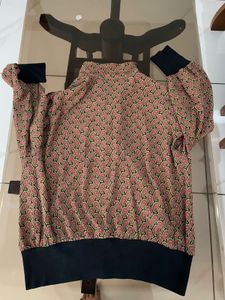 Chic Printed Long Sleeve Top