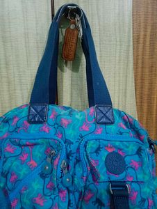 Kipling blue pattern bag