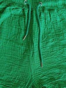 Parrot Green Colour Shorts For Women's