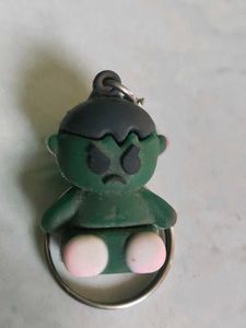 Cute Green Character Keychain