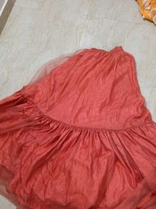Engagement Coral Lehenga 💞💞 Urgent Sale ‼️
