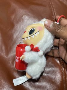 Cute Coca-Cola Labubu Keychain Toy