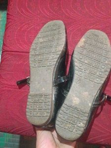 Girls' Black Patent Mary Janes