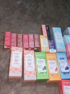Combo Of Lipsticks, Balm And Dermaco Serum