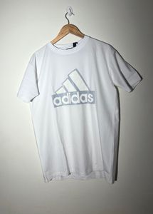 Adidas White Graphic T-Shirt
