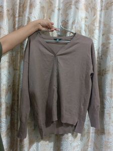 Relaxed Fit Button-Up Tunic Top