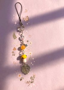 Cute Mushroom & Butterfly Charm