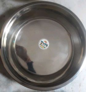 Flora and surbhi Stainless Steel thal