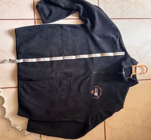 RG Racing Imported Black Fleece Half-Zip Pullover
