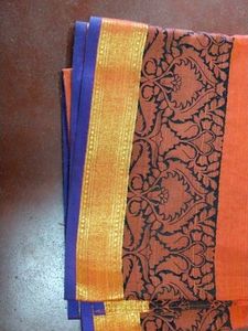 Elegant Orange Saree