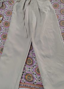Chic Beige Palazzo Pants