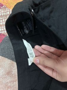Black Pleated Mini Skirt