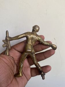 Unique Soldier Figurine Nunchaku Decor