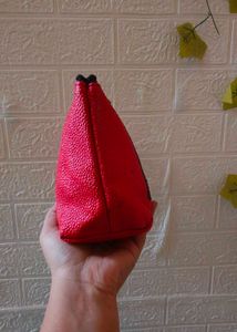 Chic Red High Heel Clutch Pouch