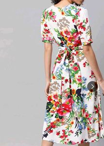 Floral Print Fit &amp; Flare Dress