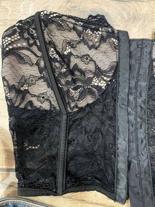 Black Lace Corset