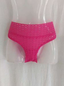 victoria's secret Vibrant Pink Lace Briefs