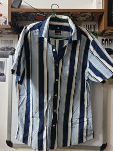 Men's Striped Short Sleeve Shirt