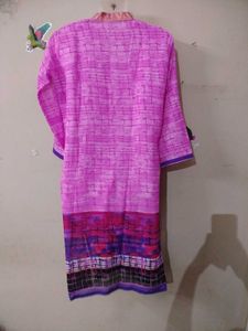 Beautiful Pink Printed Kurta