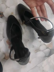 new Elegant Black Heels 4 inch pencil heel