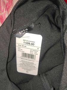 Shein Fitted High Neck Zip ClosureFull Sleeve Leot