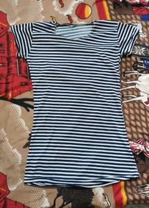 Striped Blue & White T-Shirt