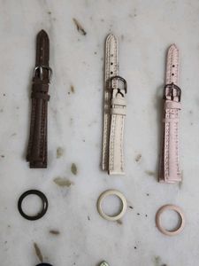 Assorted Watch Straps &amp; Rings