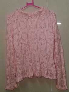 ​✨ Coquette Dream Pastel Pink Knit Top ✨