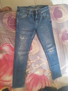 Pepe Jeans Distressed Denim Jean