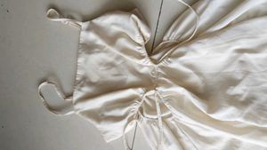 Cream Slip Dress