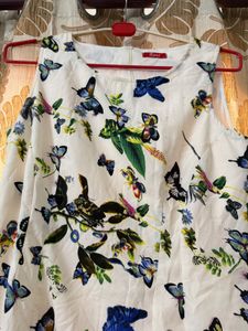 white floral dress