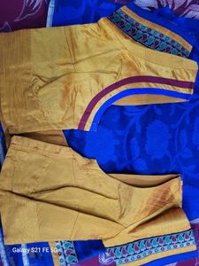 Blue Colour Chanderi Saree