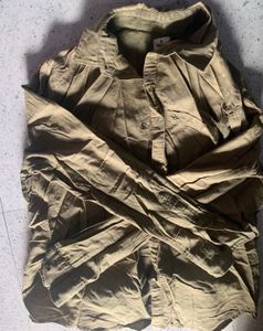 Men's Casual Khaki Shirt