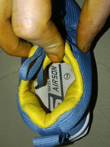 Cute Blue &amp; Yellow Baby Shoes