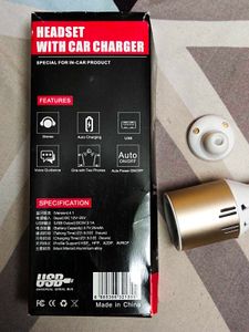 Car Charger With Headset