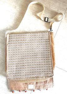 Boho Crossbody Bag with Shell Detail