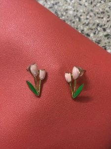 Cute Tulip Flower Earrings