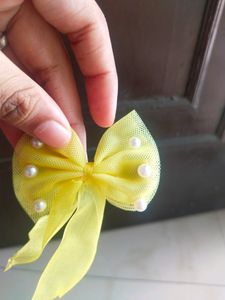 Combo Of Hair Bow Korean Clips