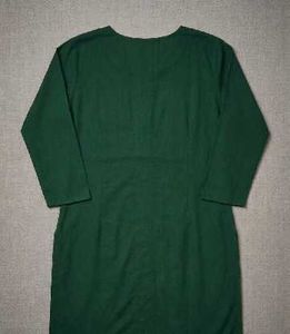 Elegant Green Kurta with Embellishment
