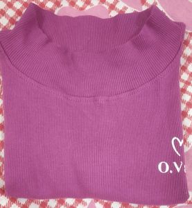 Purple Crop Top