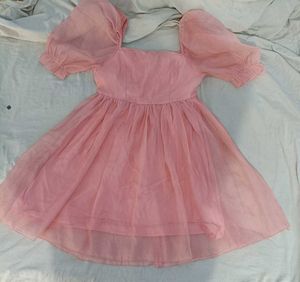 Chic Puff Sleeve Mini Dress