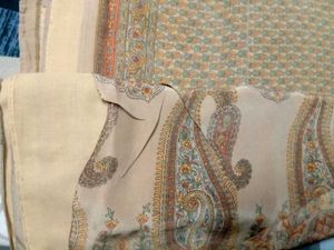 Vintage Paisley pastel saree