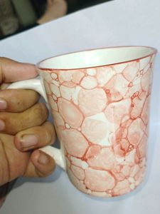 Brown Bubble Printed Ceramic Mug