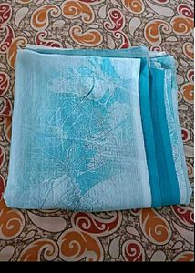 Bohemian Scarf with Leaf Print