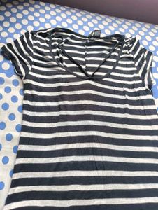 Striped Bodycon Midi Dress